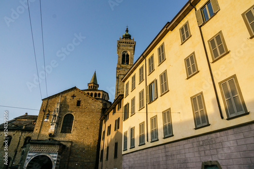 basilica de Santa Maria Maggiore ,ciudad alta, Bergamo, Lombardia, Italia, Europa