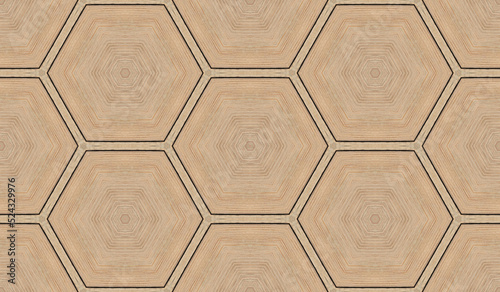 Abstract seamless texture from cardboard in brown color