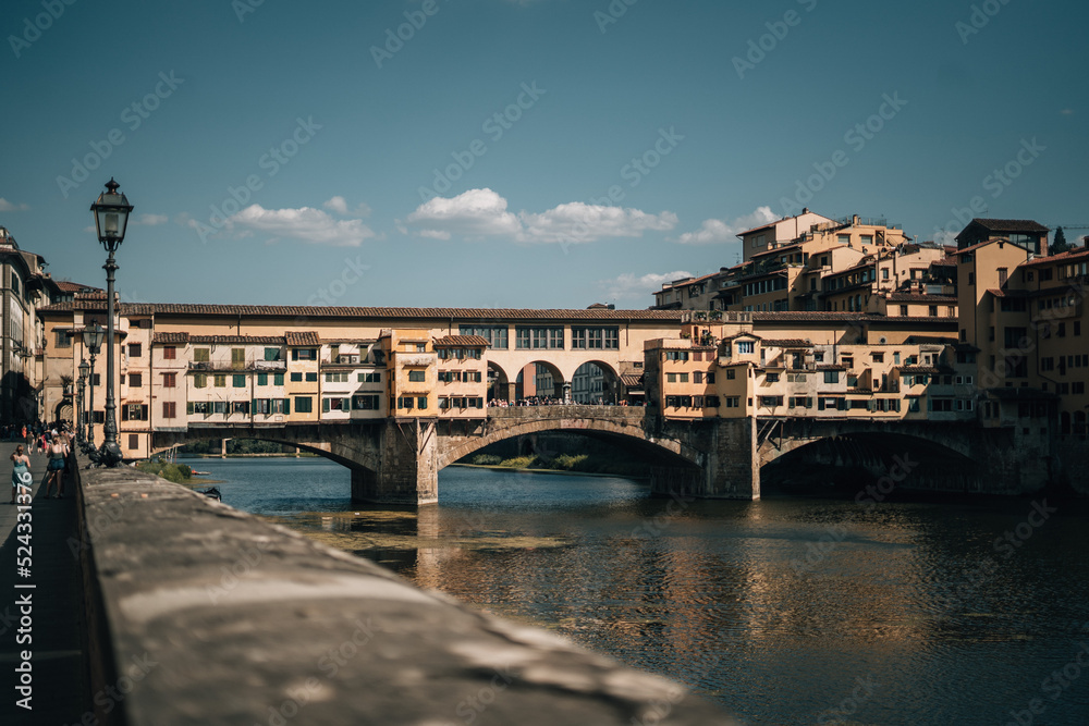 Brücke in Florenz. 