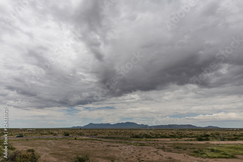 Scenic western New Mexico vista under dramatic monsoonal sky