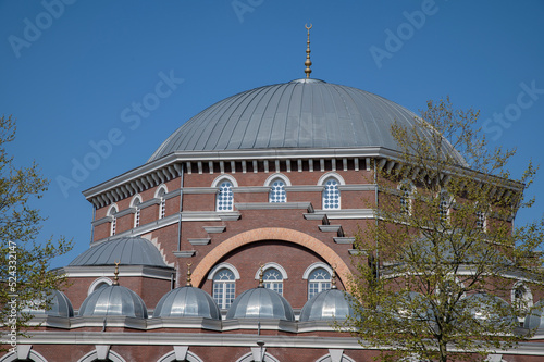 Part Of The Mosque Aya Sofya At Amsterdam The Netherlands 24-3-2022 photo