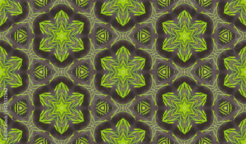 Abstract seamless texture from photo of fir branches
