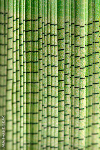 Close-up of a stack of paper bills  side view. Euro banknotes stacked on top of each other. Big pile of money.