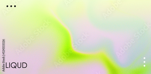 Neon green pink yellow digital gradient background. elegant colorful vibrant unfocused horizontalbanner. neon bright trendy wallpaper photo