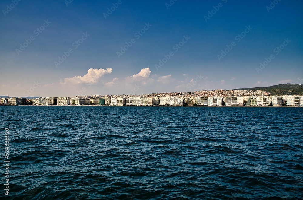 Gebäude am Horizont, Griechenland 