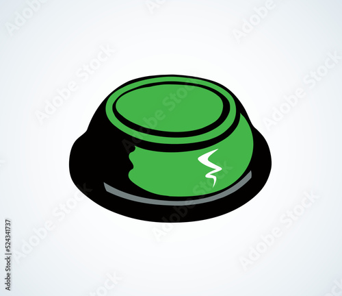 Button. Vector drawing