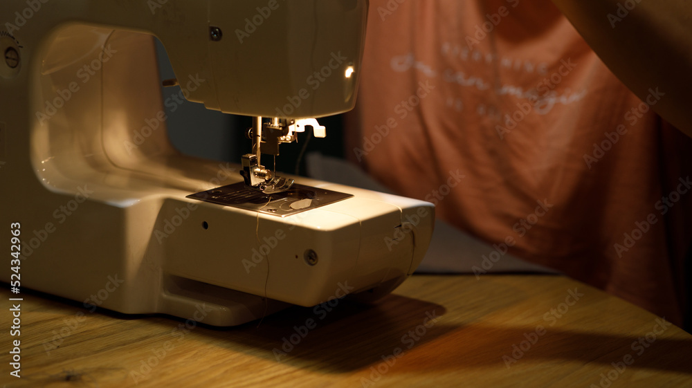 sewing machine, seamstress work sew