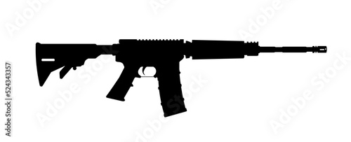 Automatic rifle M16. Firearm