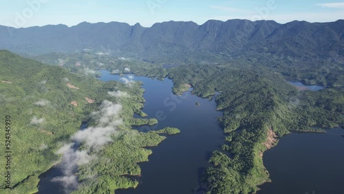The Mountains and Fjords of Milford Sound and Doubtful Sound, New Zealand. Bengoh Valley, Sarawak.