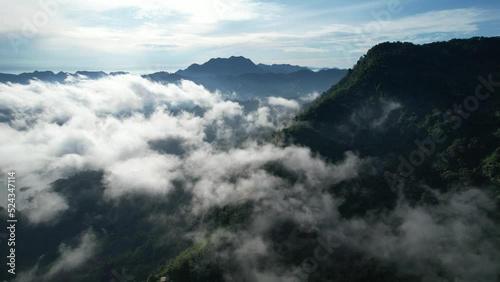 The Mountains and Fjords of Milford Sound and Doubtful Sound, New Zealand. Bengoh Valley, Sarawak.