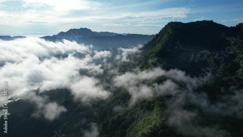The Mountains and Fjords of Milford Sound and Doubtful Sound, New Zealand. Bengoh Valley, Sarawak.