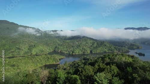 The Mountains and Fjords of Milford Sound and Doubtful Sound, New Zealand. Bengoh Valley, Sarawak.