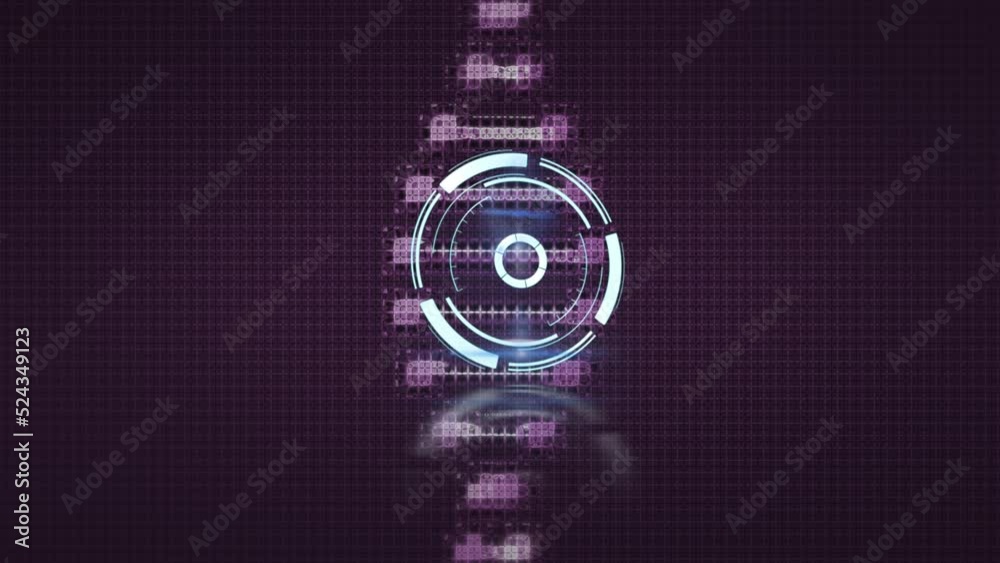 Animation of scope scanning and dna strand spinning Animation of scope scanning and dna strand spinning