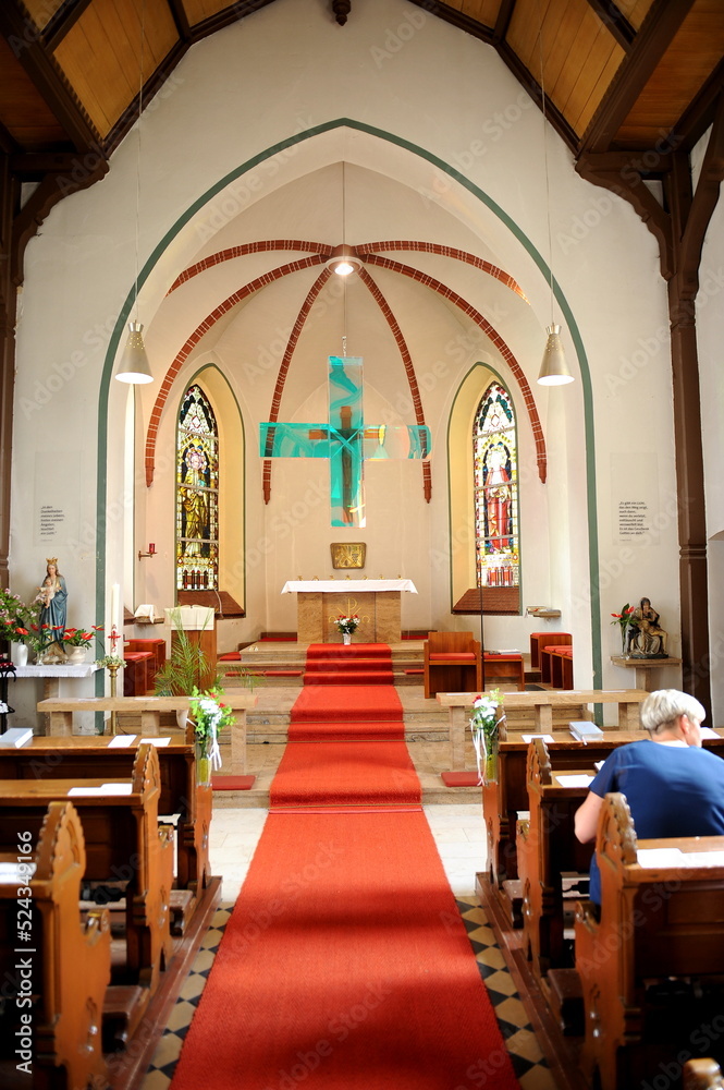 Hoppenwalde, katholische Kirche, Altar