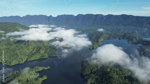The Mountains and Fjords of Milford Sound and Doubtful Sound, New Zealand. Bengoh Valley, Sarawak.