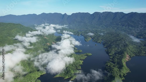 The Mountains and Fjords of Milford Sound and Doubtful Sound, New Zealand. Bengoh Valley, Sarawak.