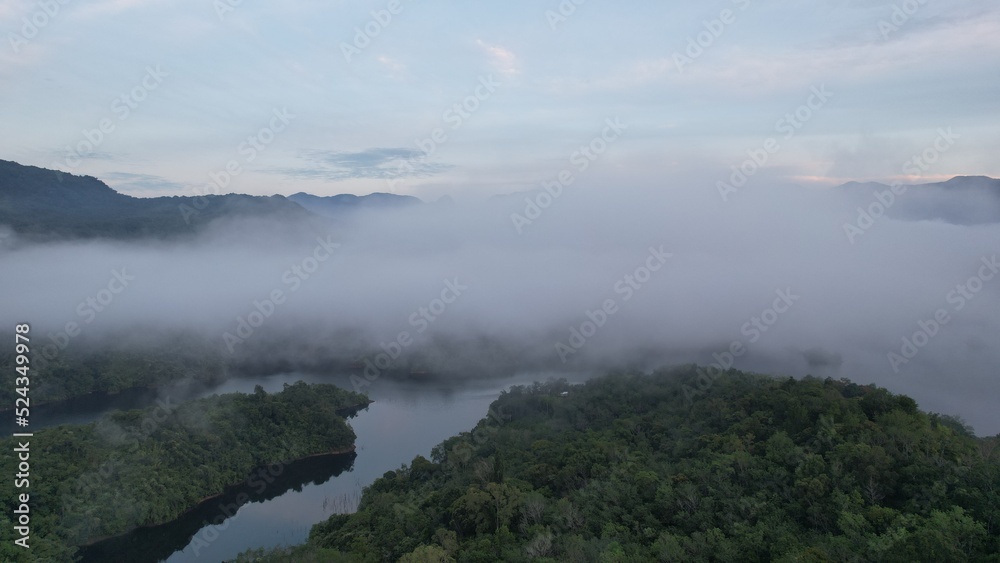 The Mountains and Fjords of Milford Sound and Doubtful Sound, New Zealand. Bengoh Valley, Sarawak.