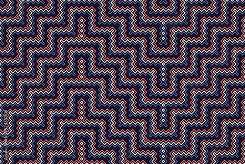 Seamless very peri and pink color diagonal zigzag pattern design vector