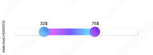 Price range filter