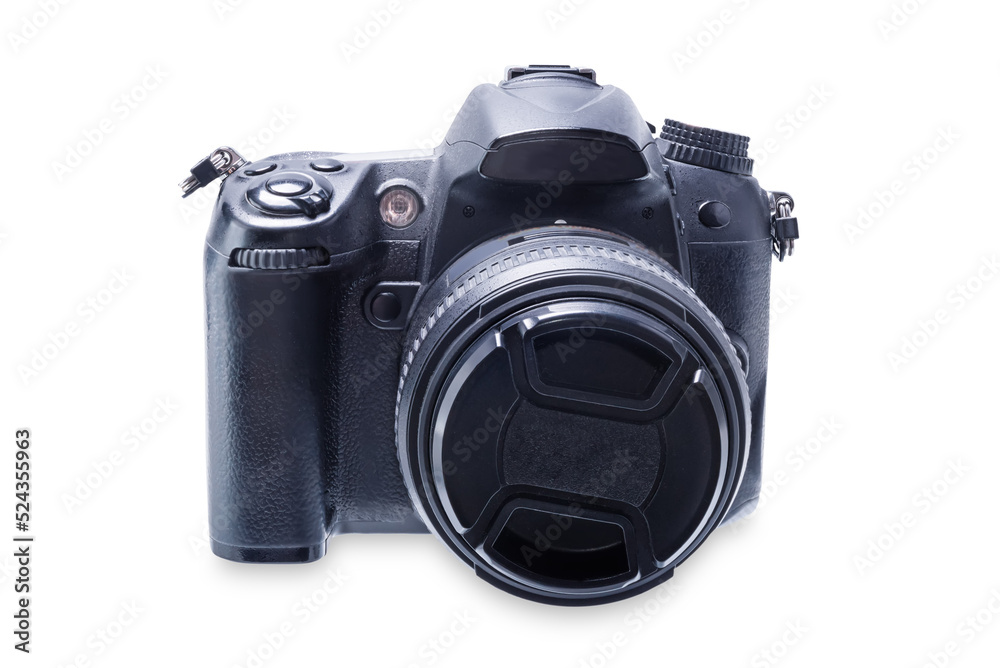 Camera on a white isolated background Camera on a white isolated background