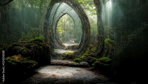 Fotografia Fantasy magic portal