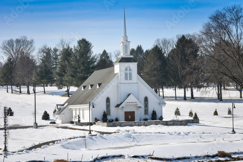 Fotografija Chapel in the snow