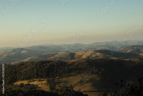 Beautiful mountains landscape in the countryside of Minas Gerias, Brazil - Serras e montanhas no Interior de Minas Gerias  photo