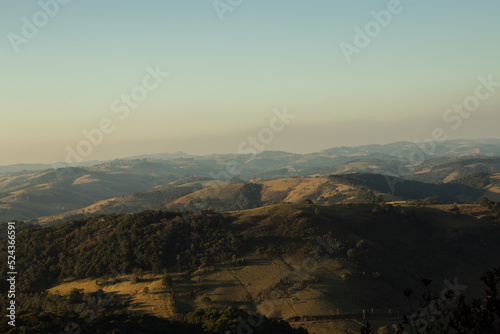 Beautiful mountains landscape in the countryside of Minas Gerias, Brazil - Serras e montanhas no Interior de Minas Gerias 