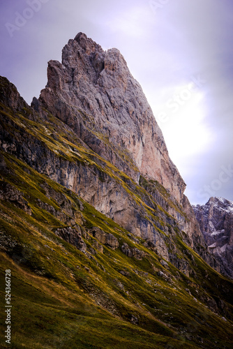 Italian Alps Mountain grey skies