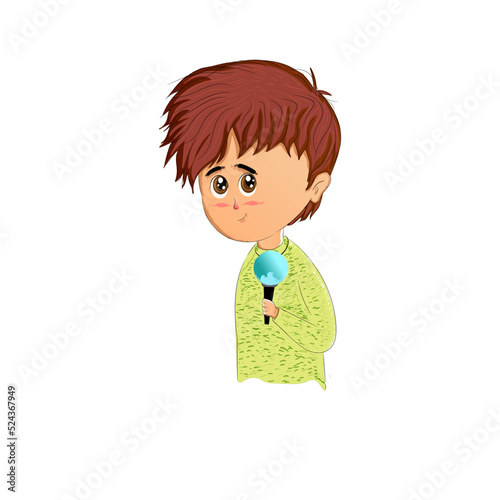 CUTE KIDS WITH STICK LIGHTS