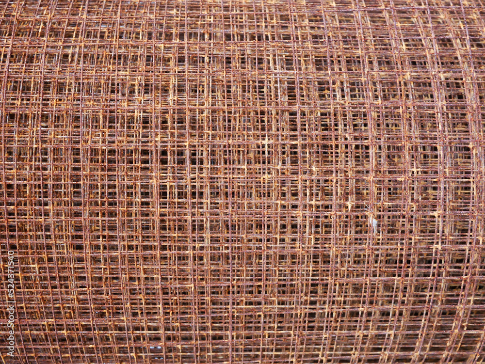 old and rusty steel wire mesh netting. old and rusty steel wire mesh netting.