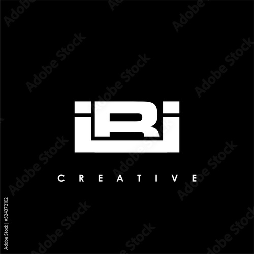 IBI Letter Initial Logo Design Template Vector Illustration