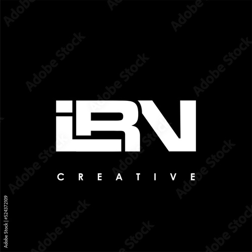 IBN Letter Initial Logo Design Template Vector Illustration