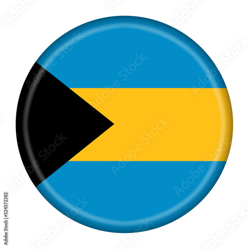 Free Download Bahamas flag button 3d illustration with clipping path - GFXLoad