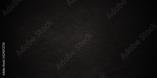 Dark black grunge textured concrete backdrop background. Panorama dark black slate background or texture. Vector black concrete texture. Stone marble wall texture background.