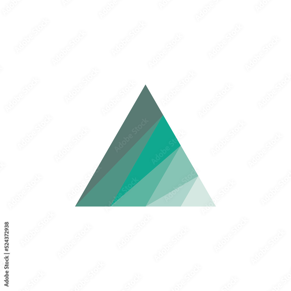 triangle origami logo