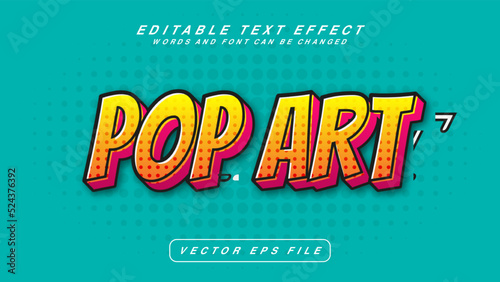 Pop Art Style Text Effect