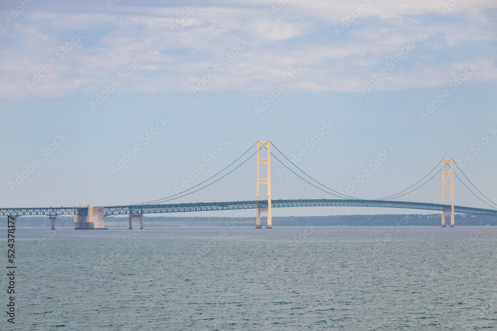 Naklejka premium Mackinac Bridge, Michigan, USA