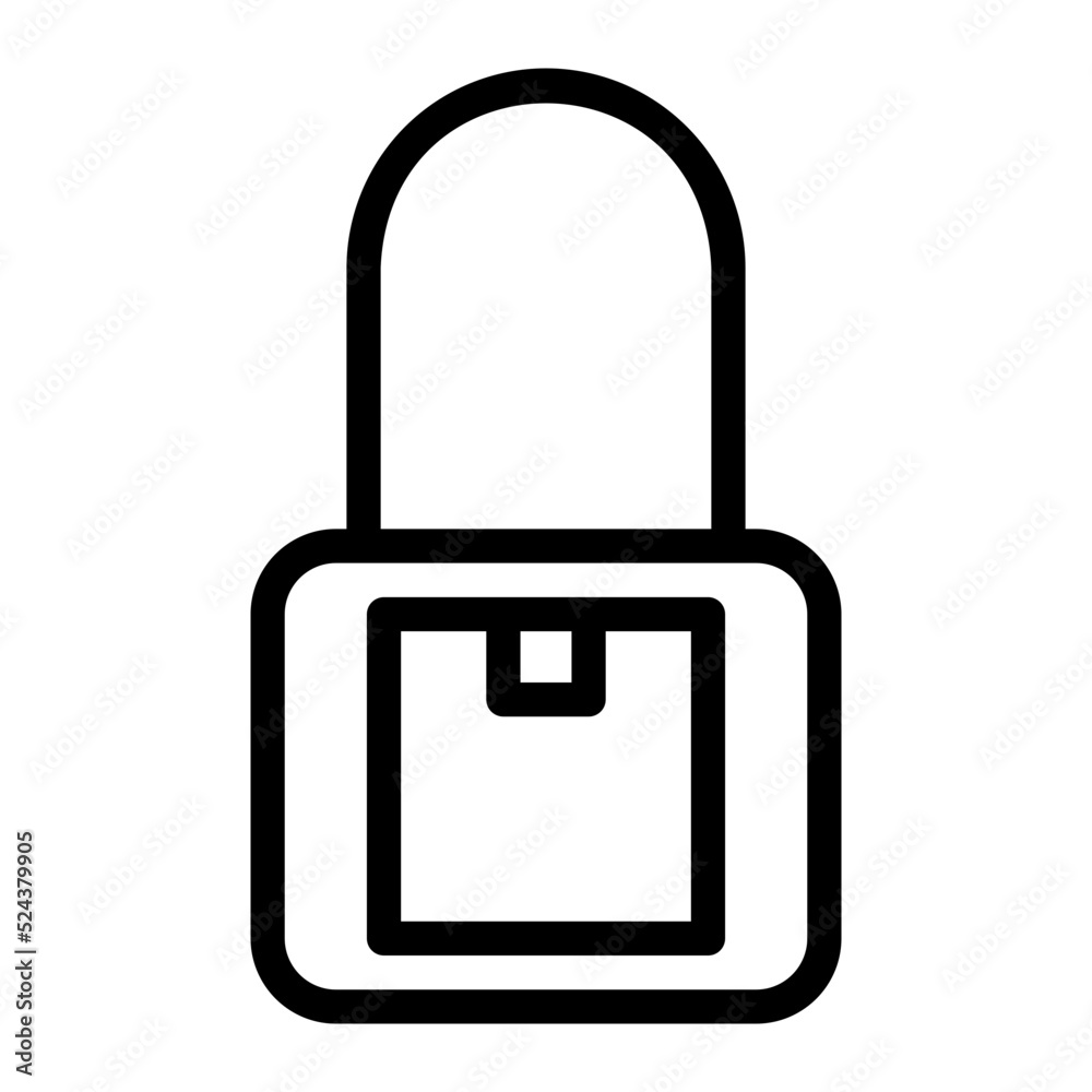 padlock line icon padlock line icon