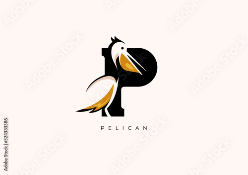 PELICAN P MONOGRAM