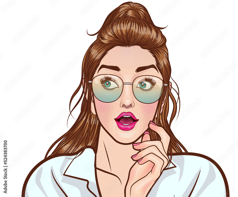shocked and surprised face character pop art comics shocked and surprised face character pop art comics