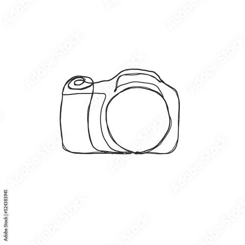 camera outline drawing