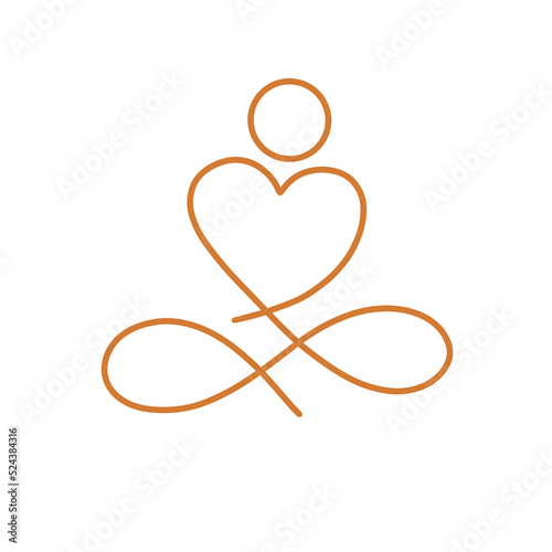 yoga line art