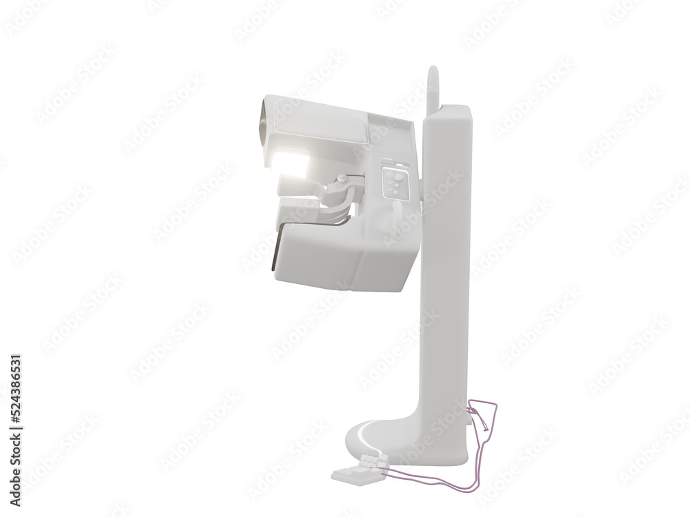 Mammography Machine 3D Illustration. Woman s Diagnostics breast cancer and Health concept. Mammography Machine 3D Illustration. Woman s Diagnostics breast cancer and Health concept.