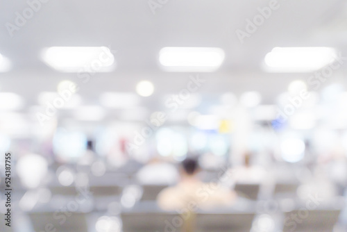 Wallpaper Mural Abstract blur airport interior for backgounrd Torontodigital.ca