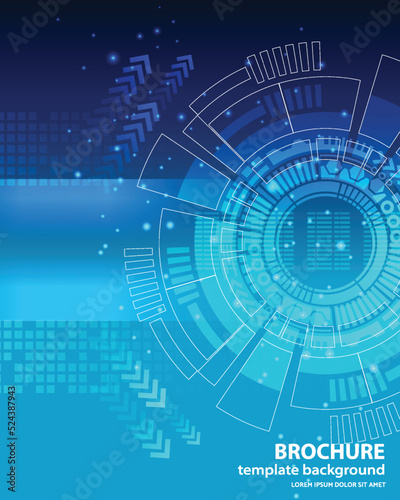 technology communication hi tech template background tw