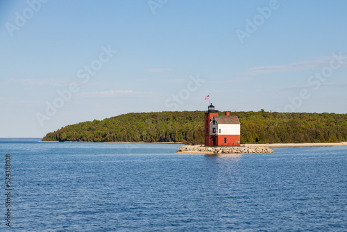 Round Island Light, lighthouse in Michigan photo