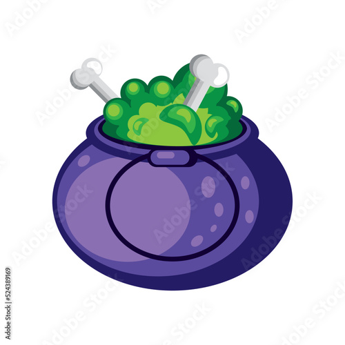halloween cauldron and elixir
