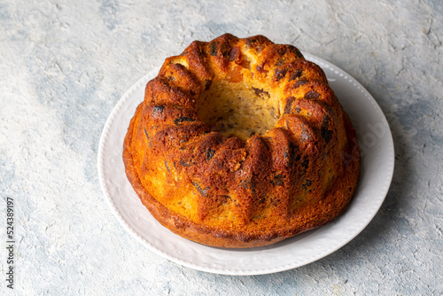 Delicious dried fruit cake ...