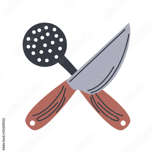 skimmer and knife kitchen